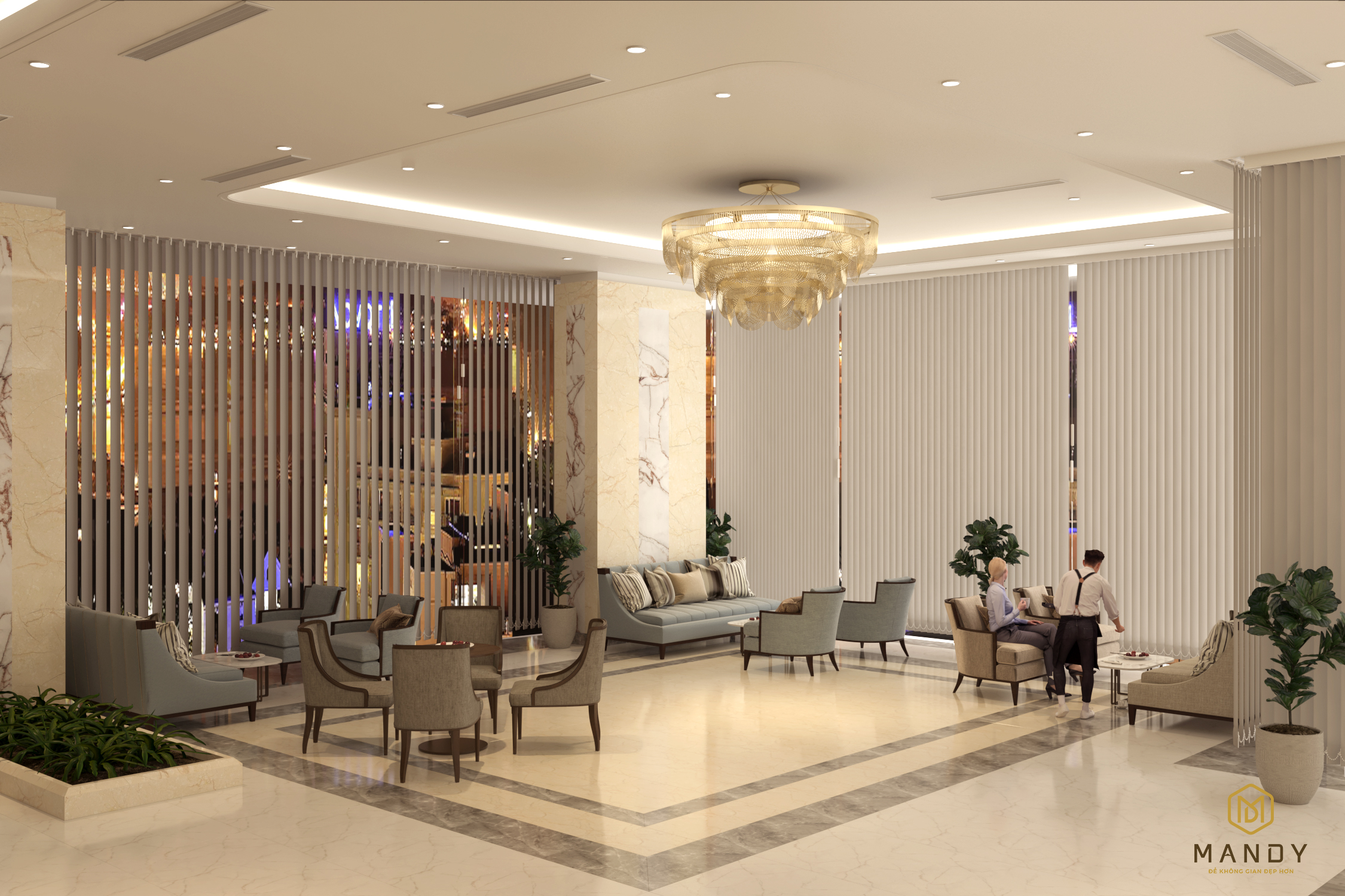 Quầy Bar bên hồ bơi & Quầy bar tại sảnh Tầng 1